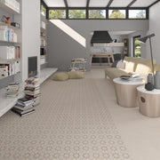 Umgebung mit Terrazzo-Fliese Imperia Crema - Vetonek
