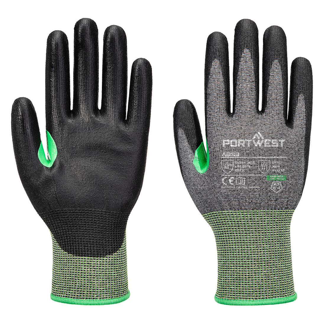 Guante CS Cut C15 PU Gris/Negro - Portwest A638