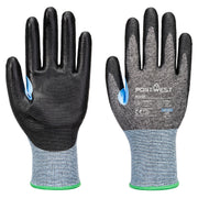 Guante CS Cut D18 PU Gris/Negro - Portwest A642