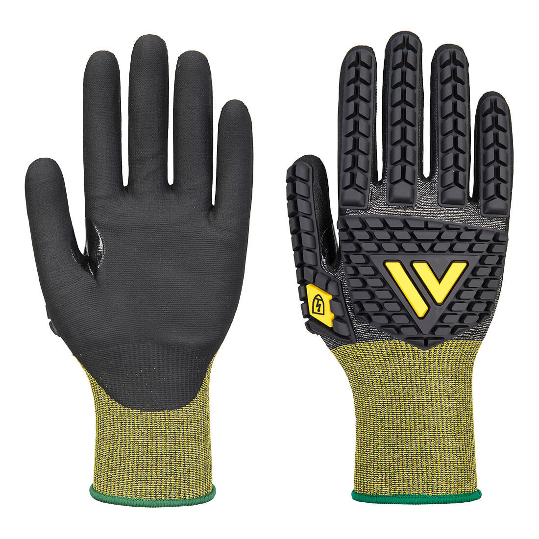Guante Impact E18 Nitrile Antistatic ESD Negro - Portwest A756