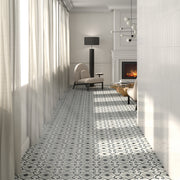Küche mit achteckiger Terrazzo-Fliese Asti Agliano Grau - Vetonek