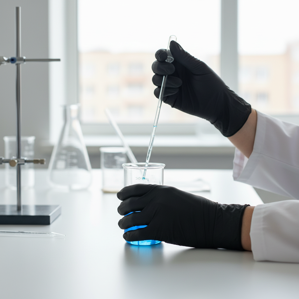 Guante desechable de nitrilo sin polvo (pack 100) - Vetonek