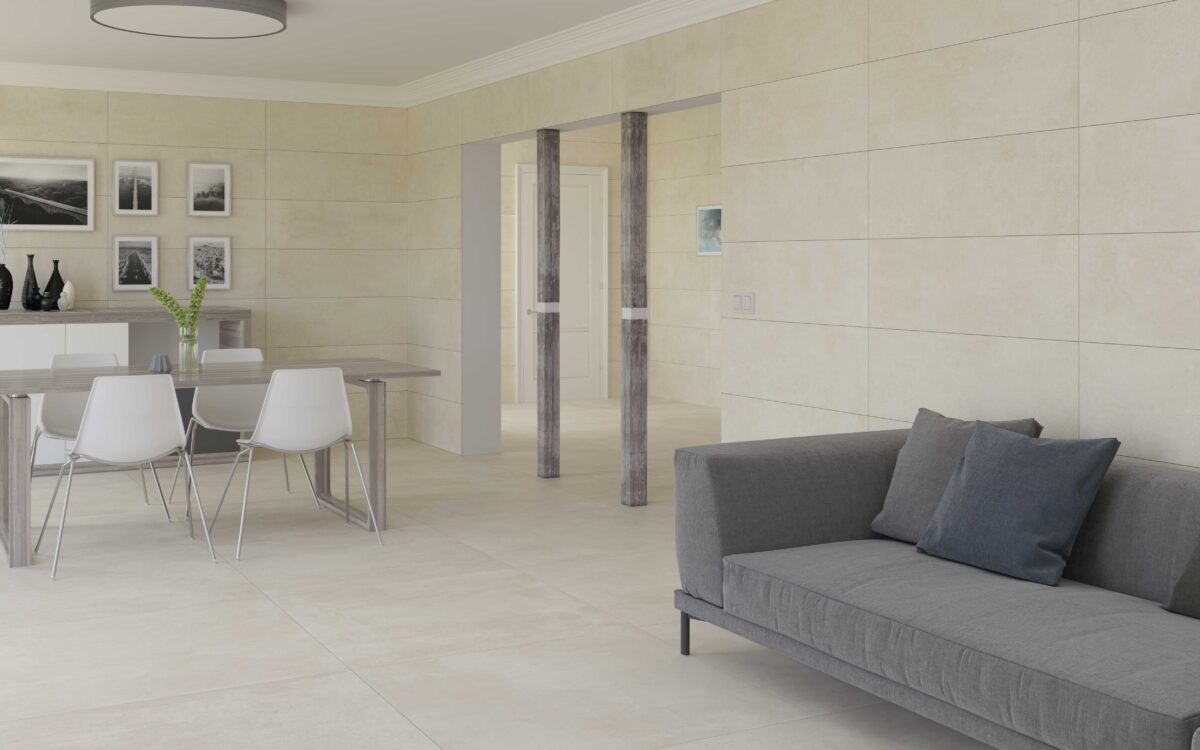 Evian Calcita 33x100 ambiente interior
