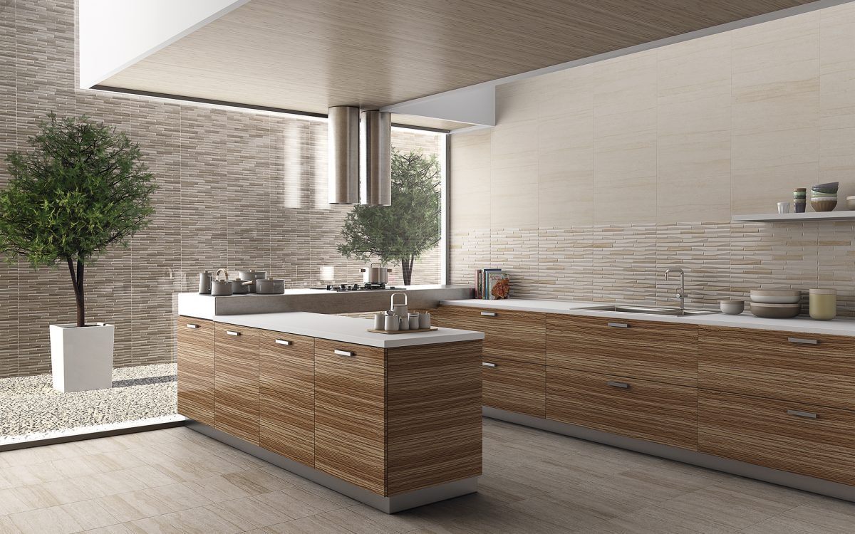Perpignan taupe an der Wand