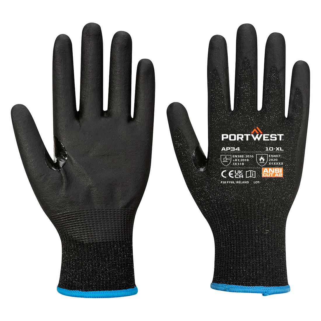 Guante Grip 15 Nitrile Double Palm ropa laboral Tudela