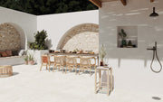 Porcelánico Annecy Light 100x100 - terraza exterior