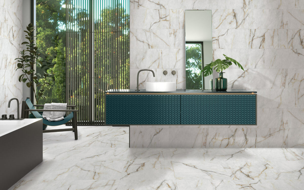 Brive Blanco 30x60 y 60x60 combinados
