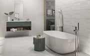 Toulouse blanco con relieve en pared