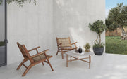 Laon Blanco 100x100 en terraza