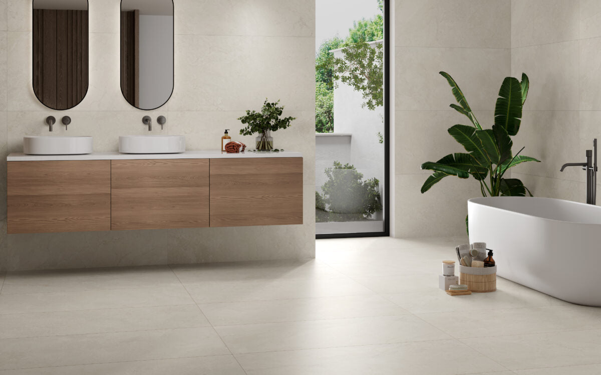 Marseille efecto mármol 60x120 ambiente interior