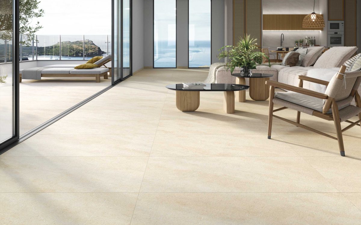 Tarbes beige 20 mm en terraza
