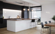 Limoux Relieve Waves Brillo en cocina