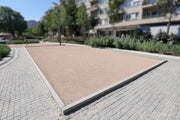 Sable pignan la arena para pistas de petanca que se usa en Francia