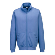 Sudadera Anti-Static ESD Zip Azul Hamilton - Portwest AS25