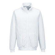 Sudadera Anti-Static ESD Zip Blanco - Portwest AS25