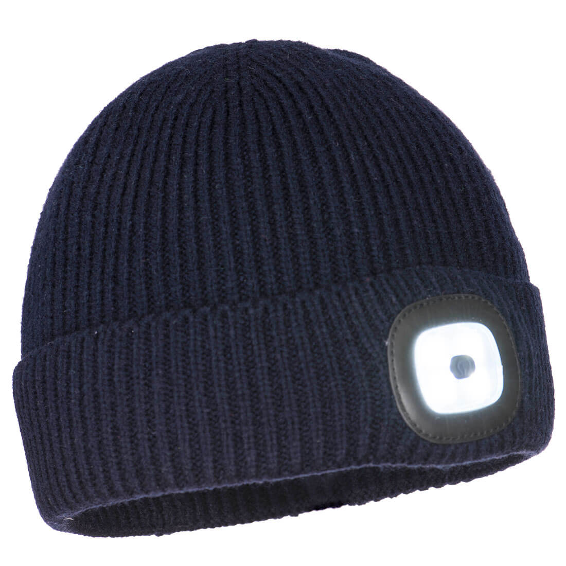 Gorro bicolor con LED recargable pintores