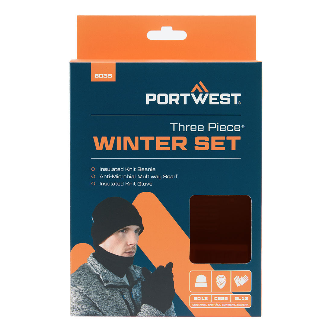 Juego de accesorios de invierno ( 3 piezas) Negro - Portwest B035