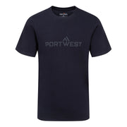 Camiseta de manga corta Portwest Cotton Azul marino - Portwest B198