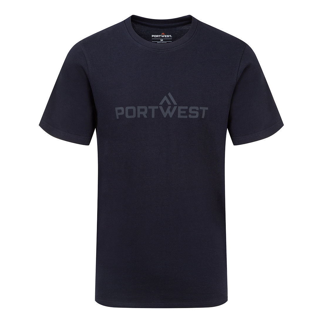 Camiseta de manga corta Portwest Cotton Azul marino - Portwest B198