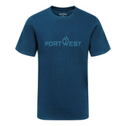 Camiseta de manga corta Portwest Cotton Azul Port - Portwest B198