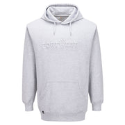 Sudadera con capucha con Portwest en relieve Gris jaspeado - Portwest B331