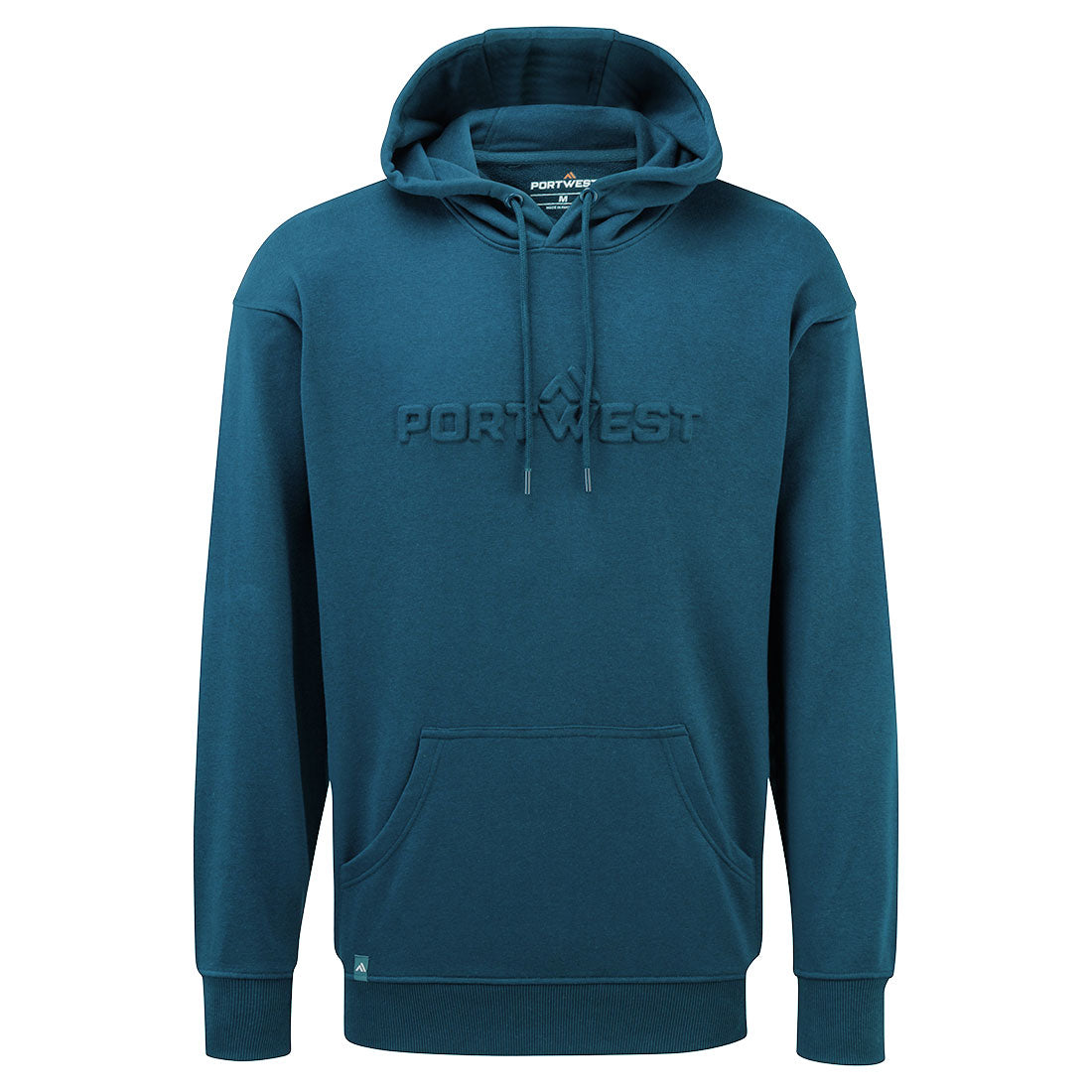 Sudadera con capucha con Portwest en relieve Azul Port - Portwest B331