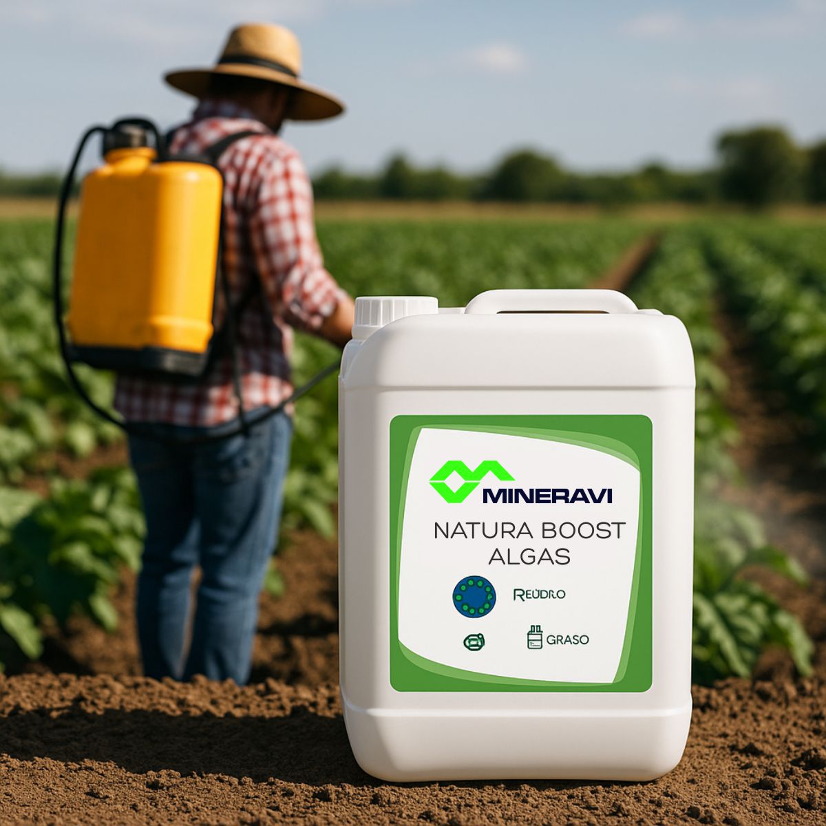 NATURA-BOOST Algas: Bioestimulante Orgánico Marino Concentrado - Vetonek