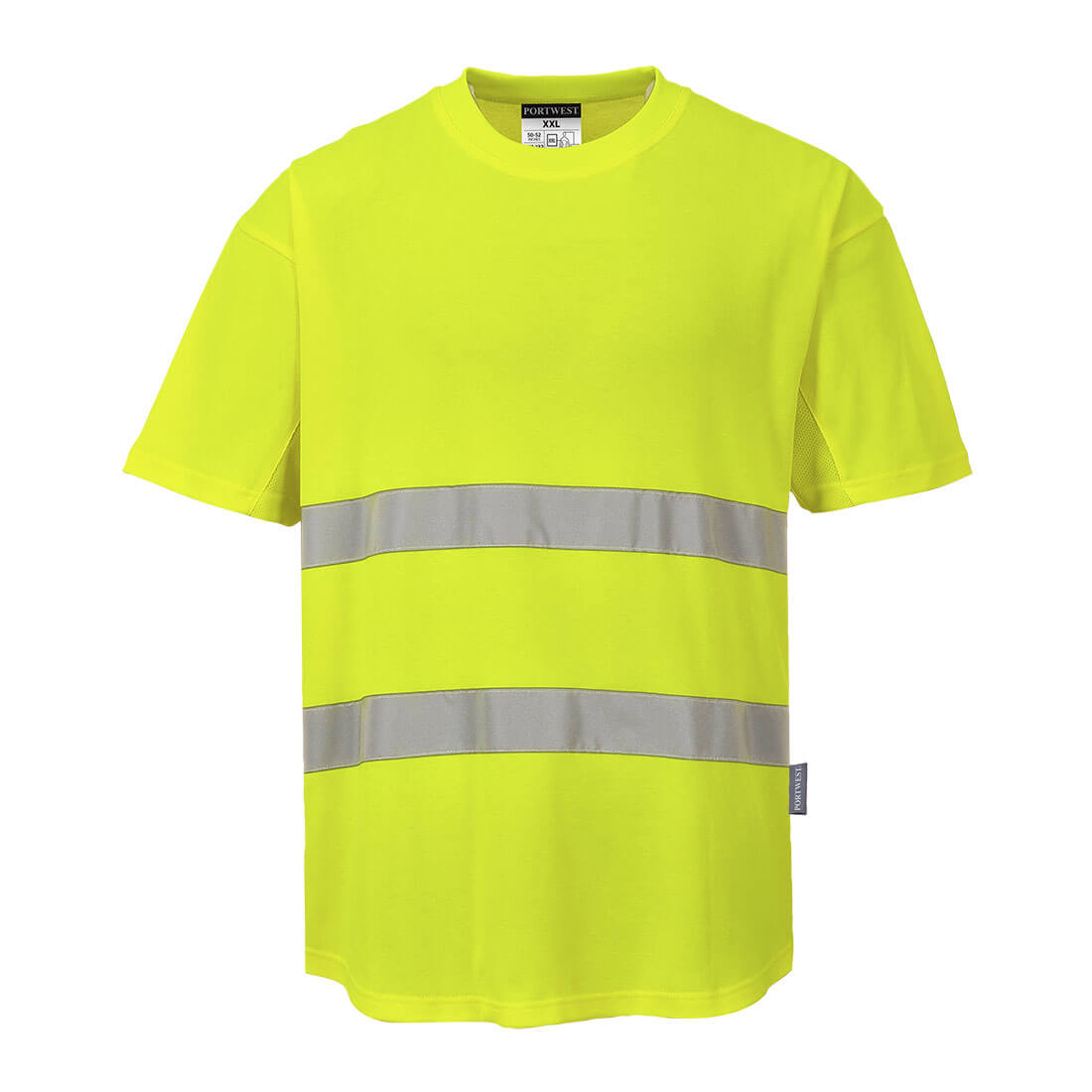 Camiseta bicolor de malla comprar ropa laboral