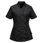 Batín de mujer de manga corta Negro - Portwest C824