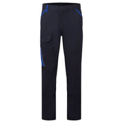 Pantalón bicolor de trabajo de algodón WX1 Azul marino/Azul royal - Portwest CD111