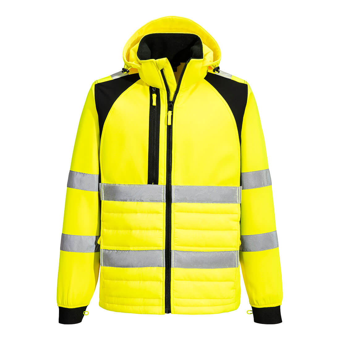 Chaqueta WX2 Eco Hi-Vis Hybrid: Comodidad y Seguridad Vetonek