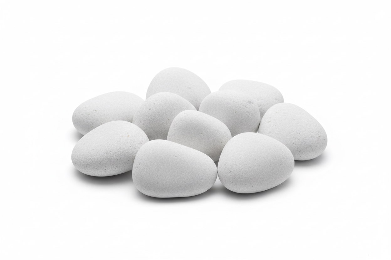 Canto rodado blanco puro 60-100 mm. para gaviones