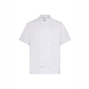 Chaqueta de cocina de manga corta en sarga Soft Touch Velilla 405222 - Vetonek