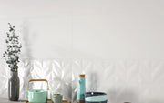 Limoux Blanco brillo 33x100 detalle