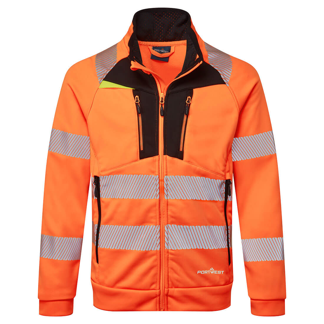 Sudadera con Cremallera DX4 Hi-Vis Funnel Neck Zipped Vetonek