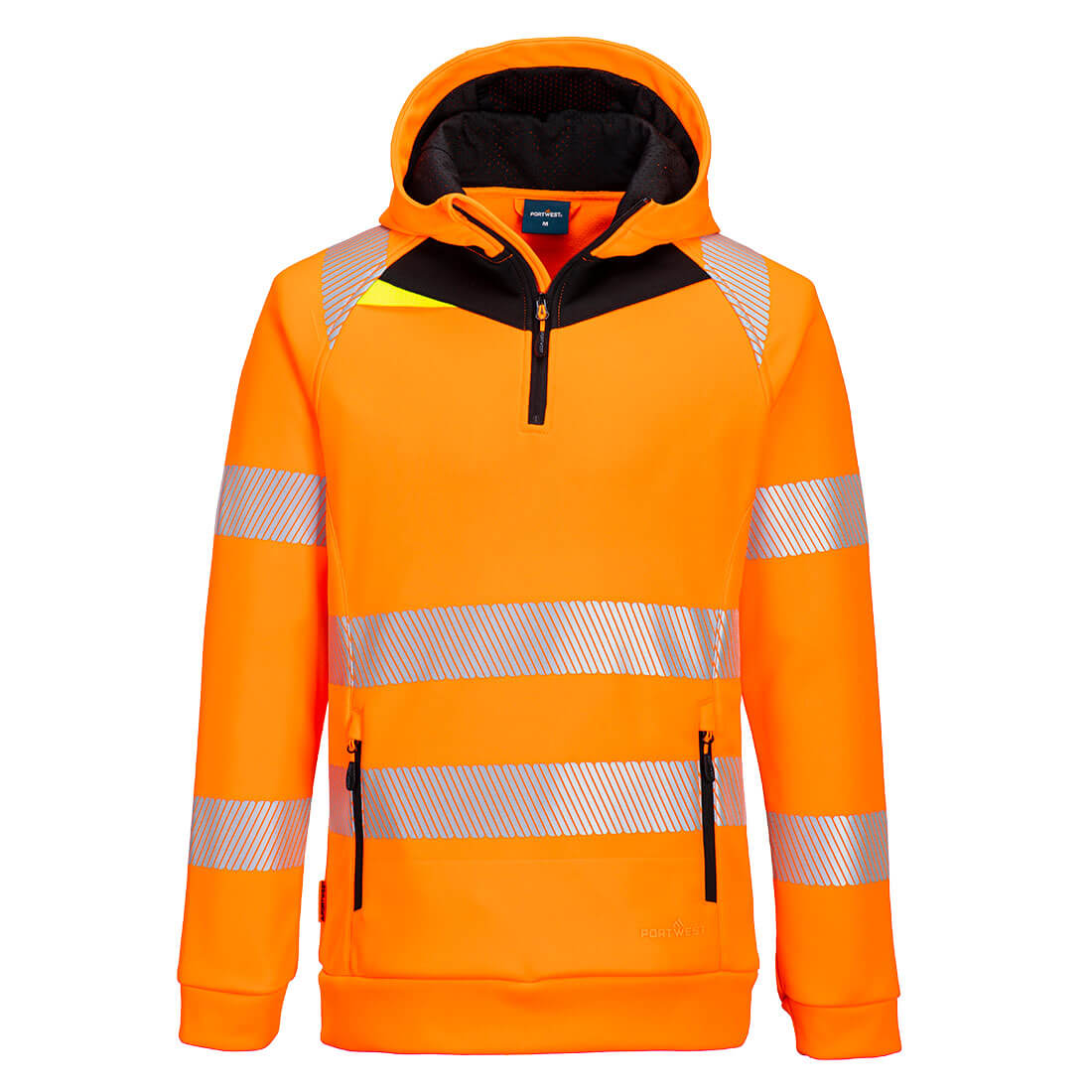 Sudadera con capucha DX4 Hi-Vis 1/4 Zip para el invierno Vetonek