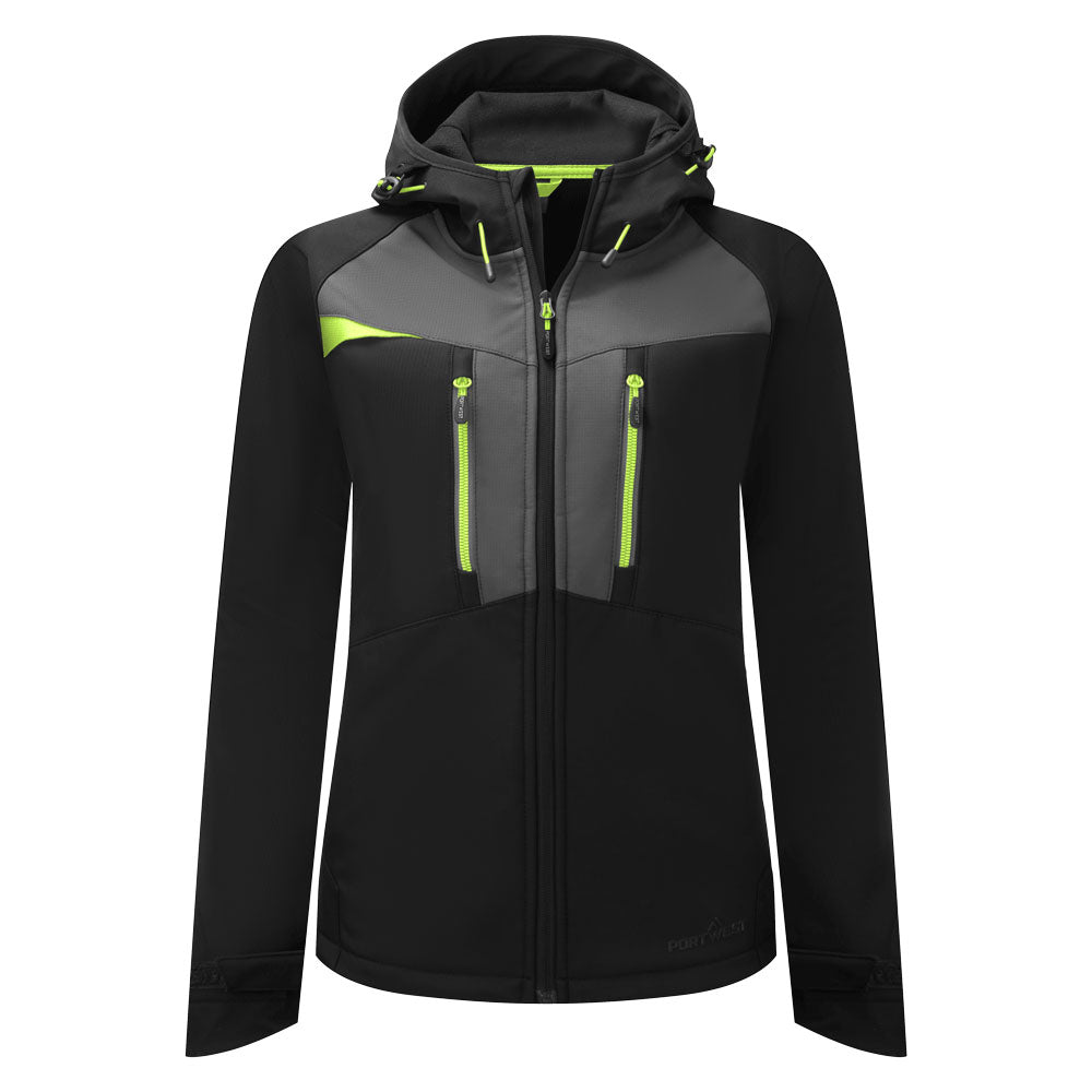 Softshell para mujer DX4 (3 capas) Negro - Portwest DX486