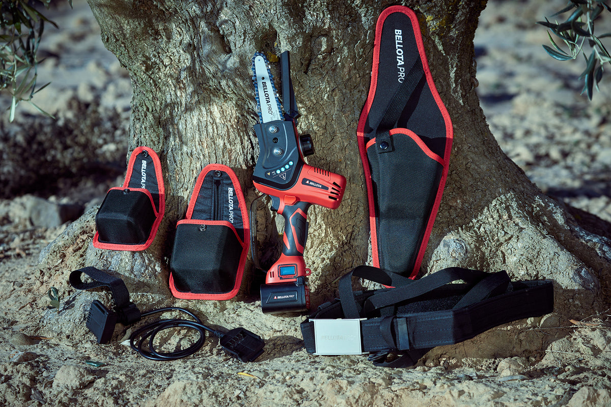Funda de Batería con Cable Extensor para Tijera y Motosierra Eléctricas Bellota BePower ECSEBC1P – bodegón