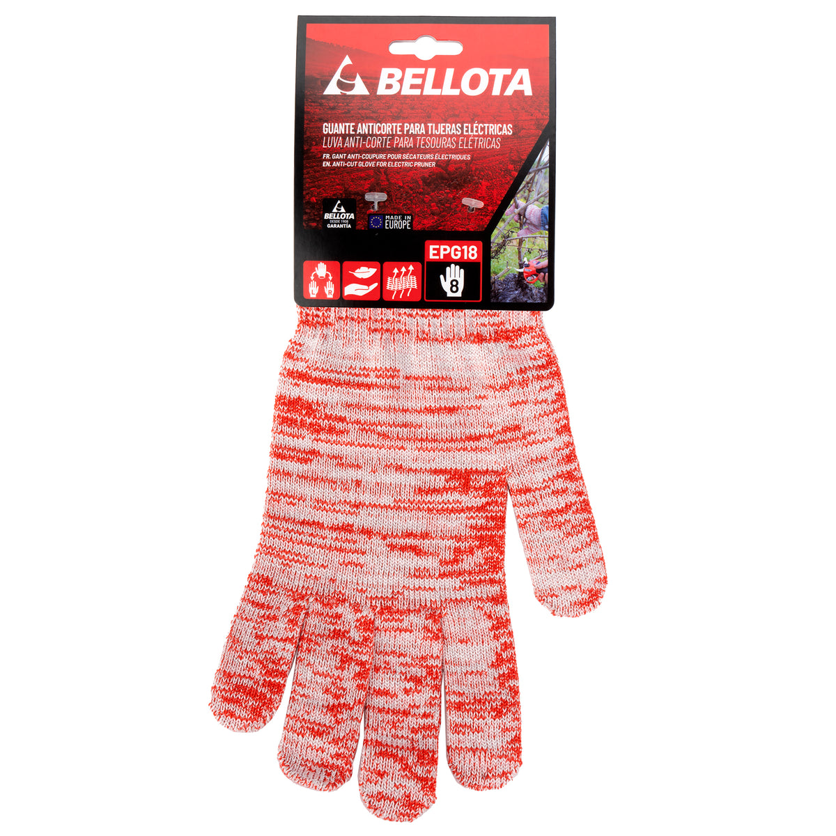 Guante Anticorte Bellota EPG1 para Tijera de Poda Eléctrica Ambidiestro – vista principal