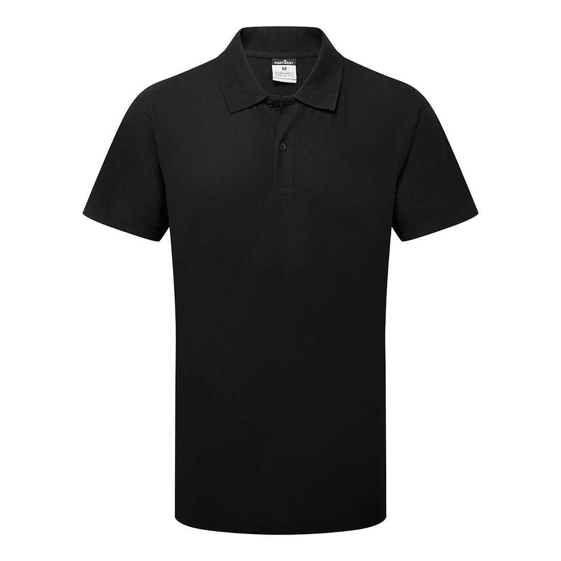 ES1 Essential polo M/C Negro - Portwest ES210