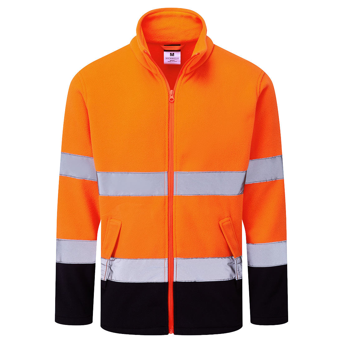ES1 Essential forro polar de contraste de alta visibilidad Naranja/Azul marino - Portwest ES251