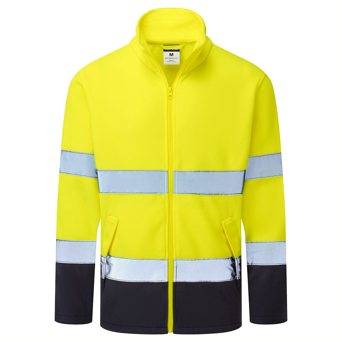ES1 Essential forro polar de contraste de alta visibilidad Amarillo/Azul marino - Portwest ES251