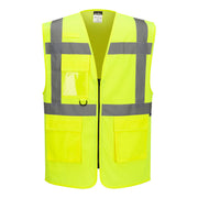 ES1 Essential chaleco ejecutivo de malla de alta visibilidad Amarillo - Portwest ES376