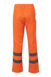 Pantalón forrado de alta visibilidad Velilla F160, naranja flúor - Vetonek