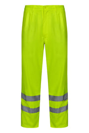 Pantalón forrado de alta visibilidad Velilla F160, amarillo flúor - Vetonek