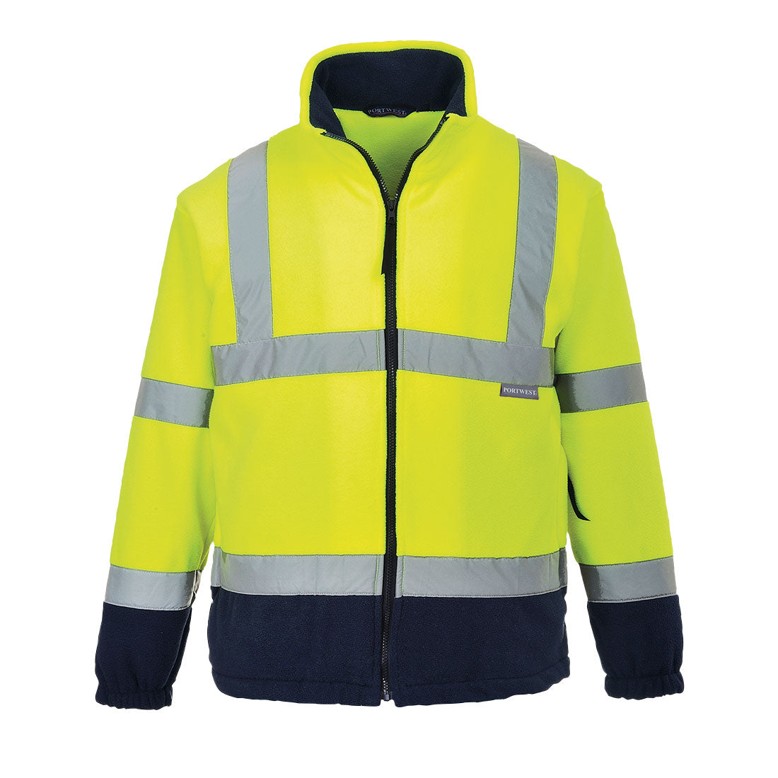 Forro polar Hi-Vis 1/2 Zip botas con puntera de seguridad