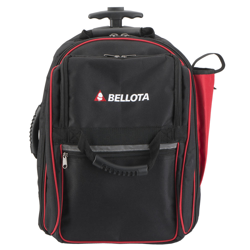 Mochila Bellota MN35R abierta con herramientas