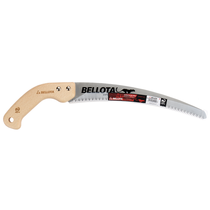 Serrucho de poda Bellota 454MR13SF de 13 pulgadas sin funda con mango de madera recto