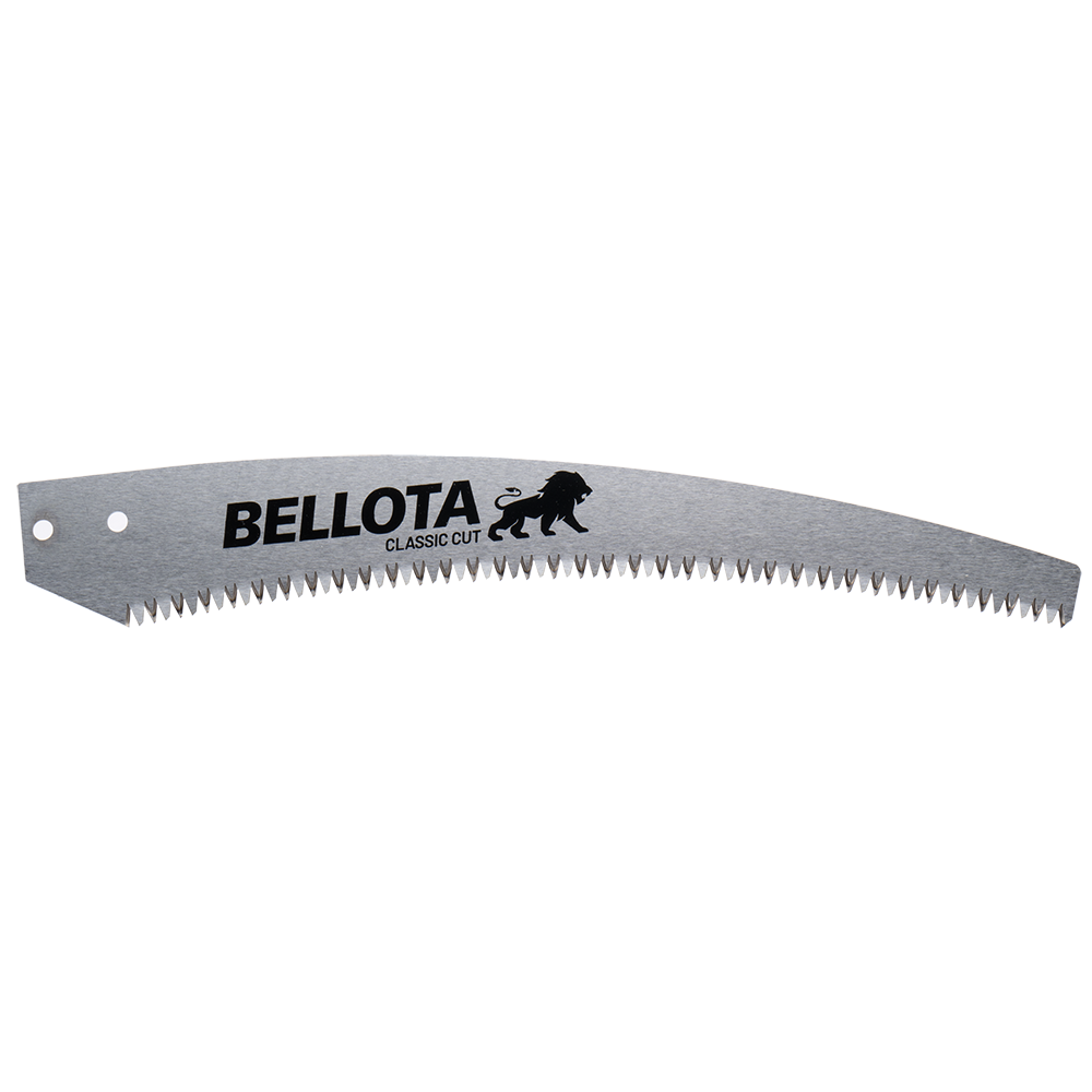 Hoja curva de repuesto Bellota H450 con dentado japonés, vista completa