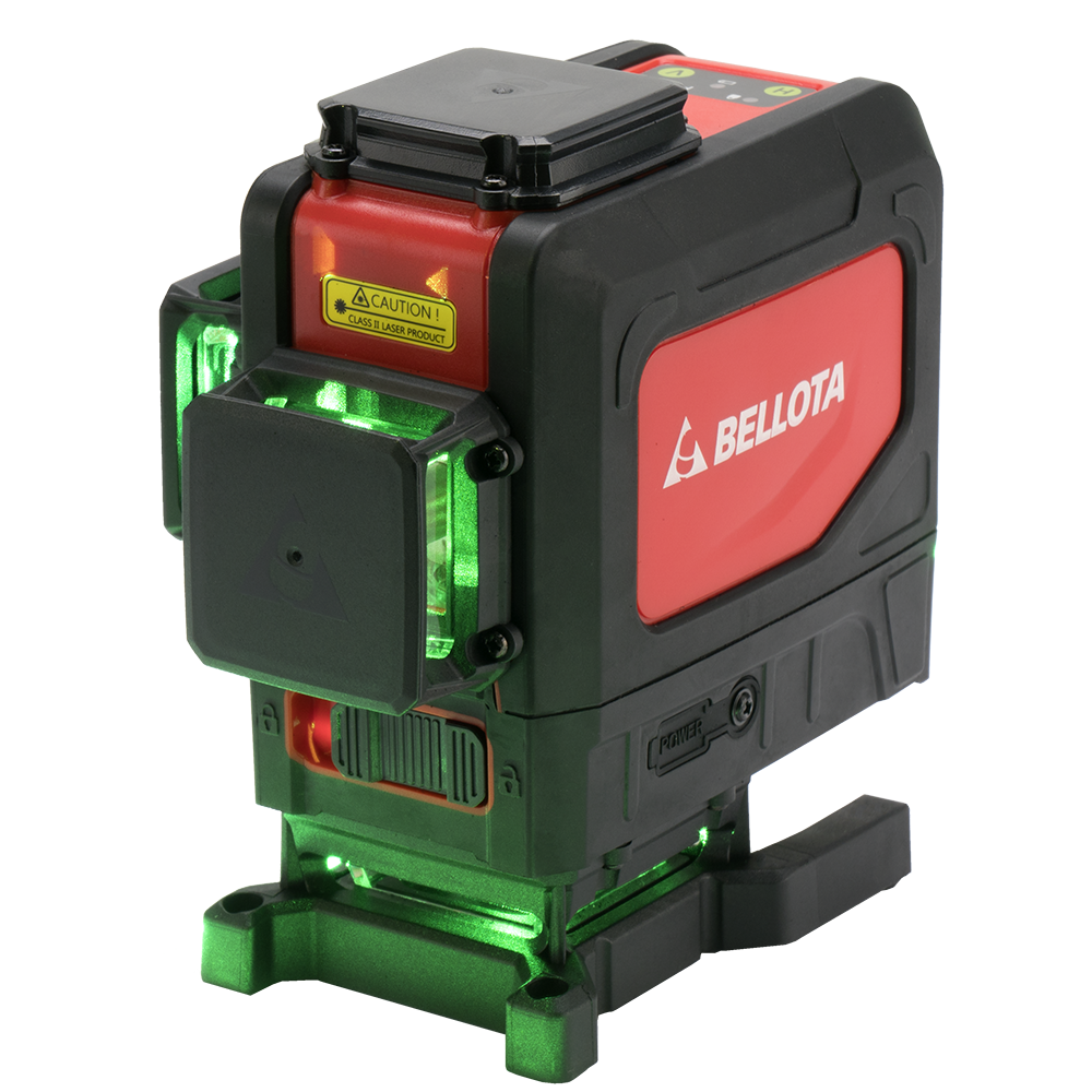 Nivel láser 3x360 especial alicatado Bellota BePower NIV30360VT